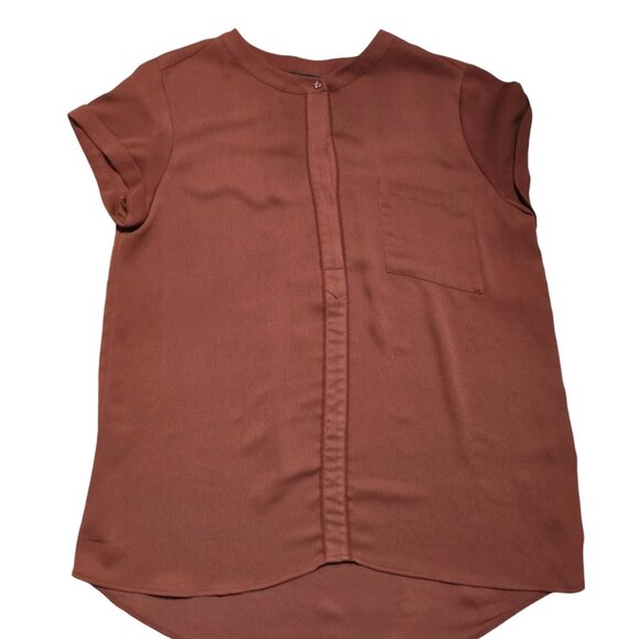 Vera‎ Bradley Quarter Button Down Rust Color Size L - Picture 1 of 6